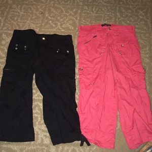 2 girls 14/16 cargo capris